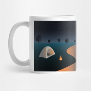 Camping under the stars Mug